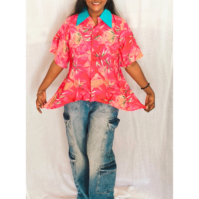 Asymmetric High Low Shirt - Image 3