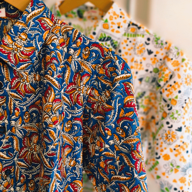 Kalamkari Cotton Crop Shirt - Image 8