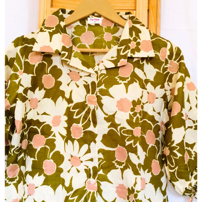 Cotton Shirt with Rope sleeve - Image 7