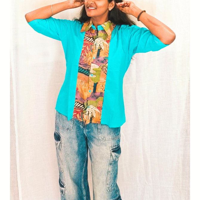 Cotton Shirt with front patch - Image 9