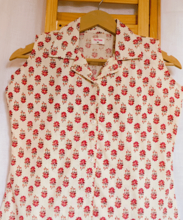 Sleeveless Cotton Shirt