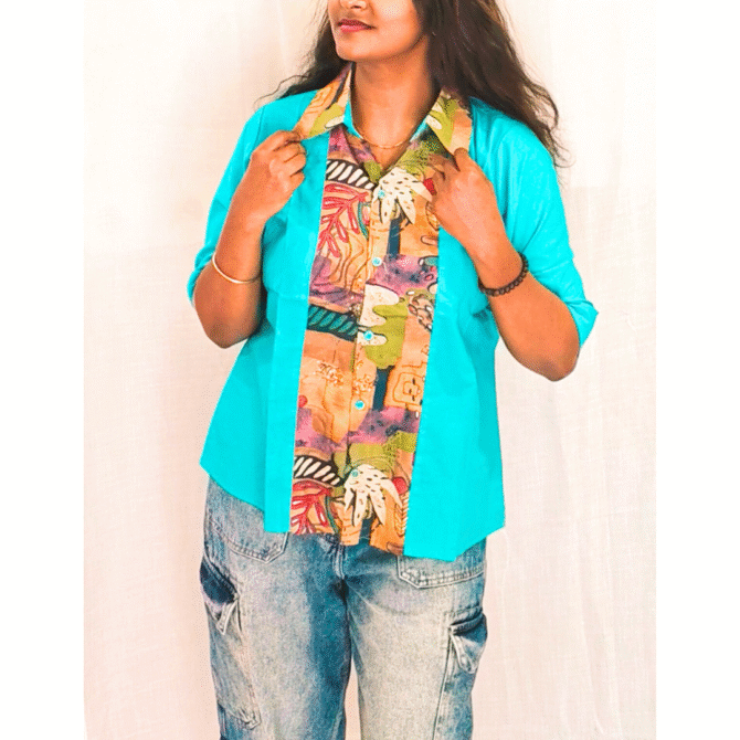 Cotton Shirt with front patch - Image 12