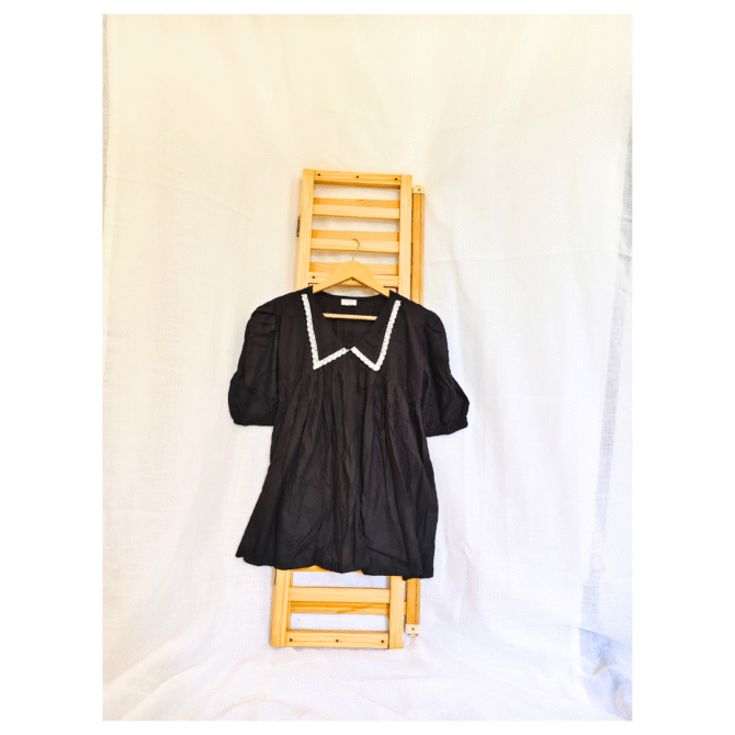 Peter Pan Lace Collar Top - Image 14