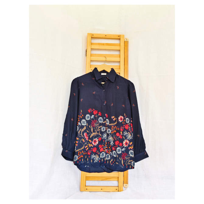 Floral Cotton Shirt - Image 12