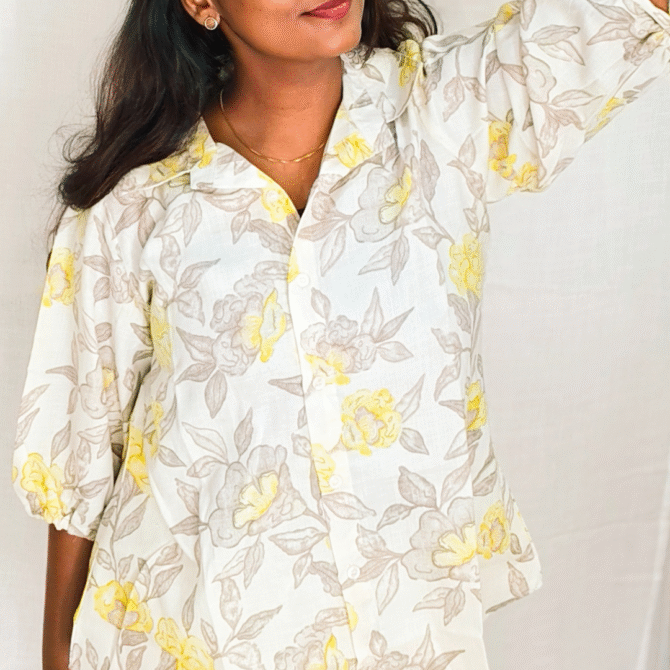 Cotton Shirt with Rope sleeve - Image 10