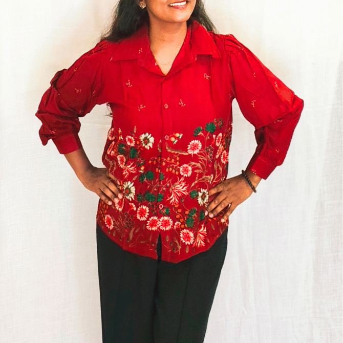 Floral Cotton Shirt - Image 16