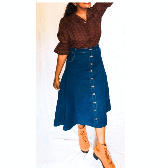 Hakoba Cotton Shirt-Ruffle Sleeve - Image 9