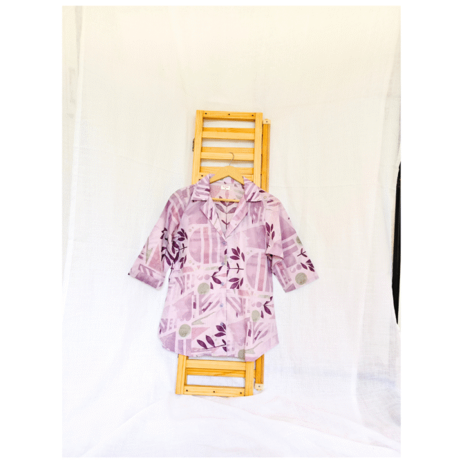 Cotton Shirt with double collar - Image 7