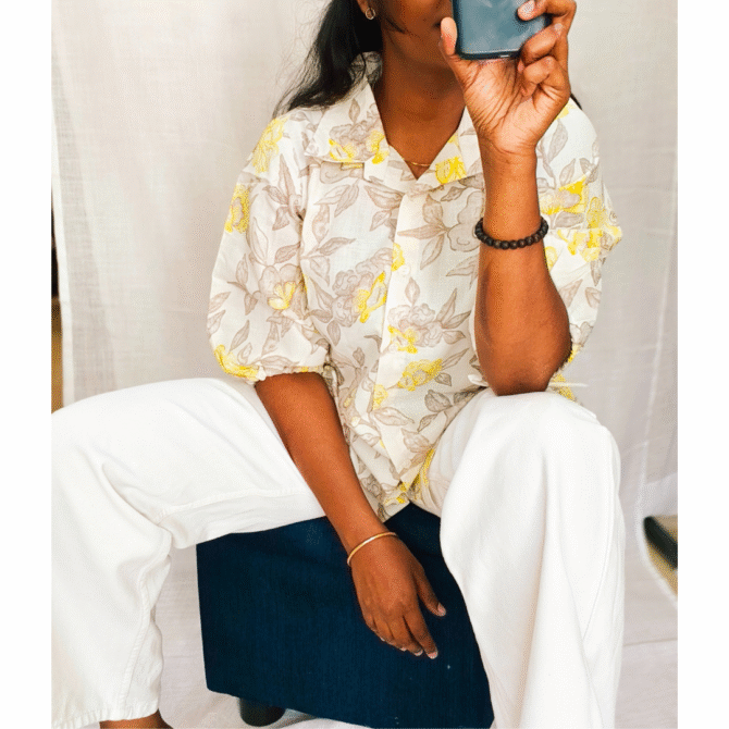 Cotton Shirt with Rope sleeve - Image 9