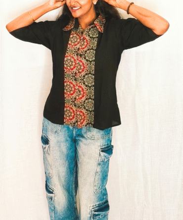 Cotton Shirt with front patch