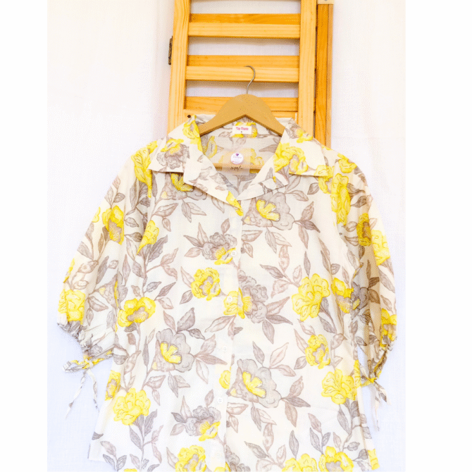 Cotton Shirt with Rope sleeve - Image 13