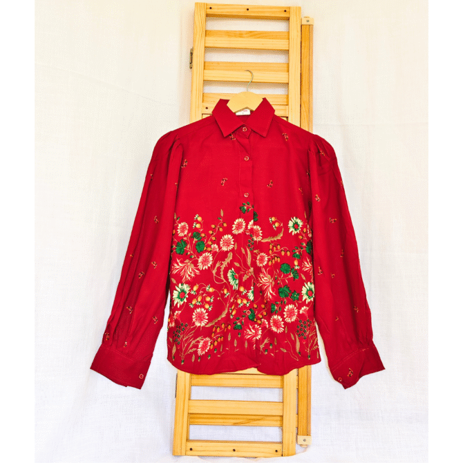 Floral Cotton Shirt - Image 21