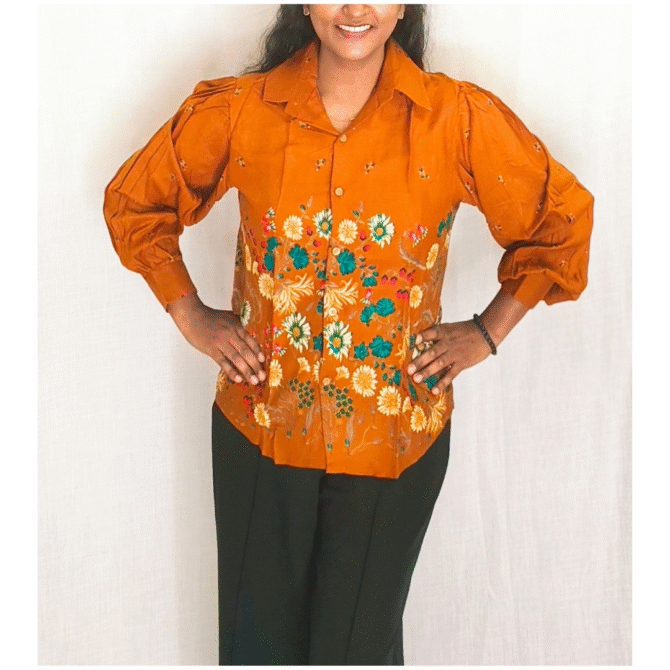 Floral Cotton Shirt - Image 22