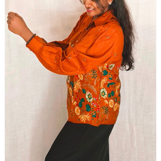 Floral Cotton Shirt - Image 23