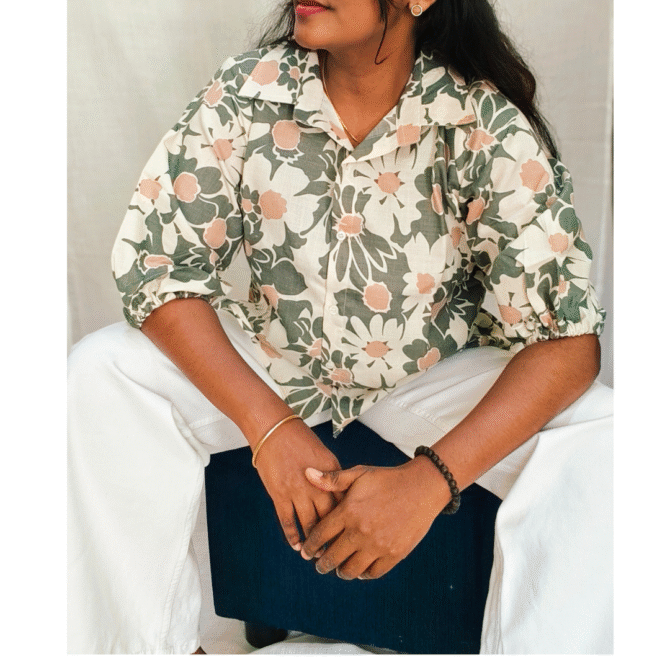 Cotton Shirt with Rope sleeve - Image 16