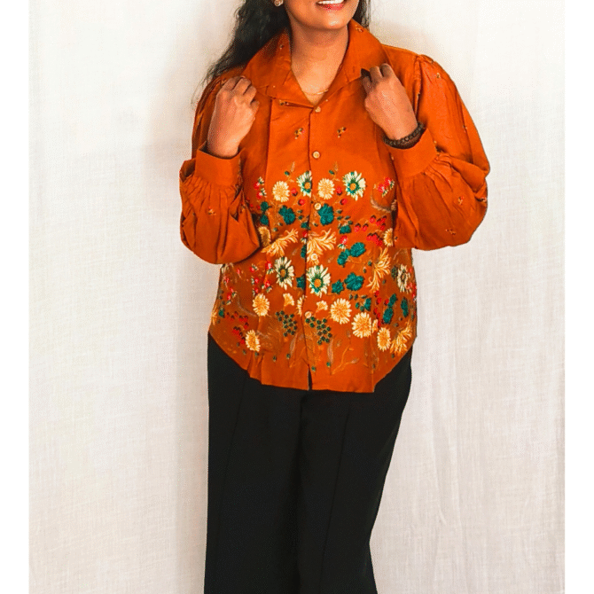 Floral Cotton Shirt - Image 24