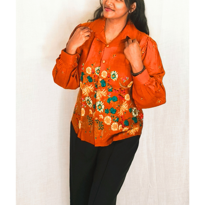 Floral Cotton Shirt - Image 25