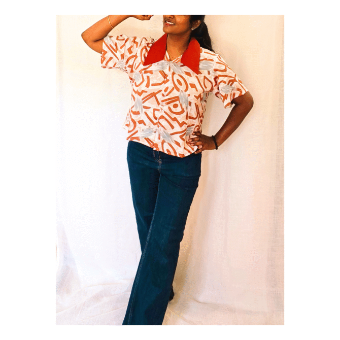 Korean Collar Crop Shirt - Image 19