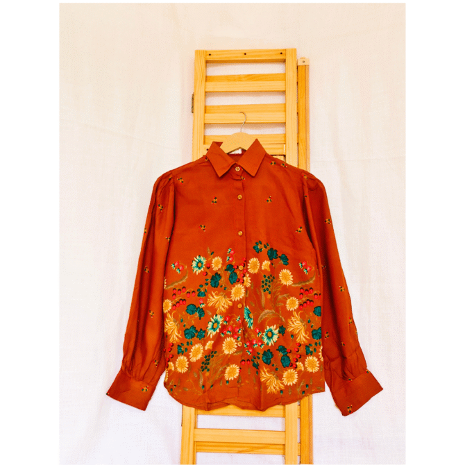 Floral Cotton Shirt - Image 27