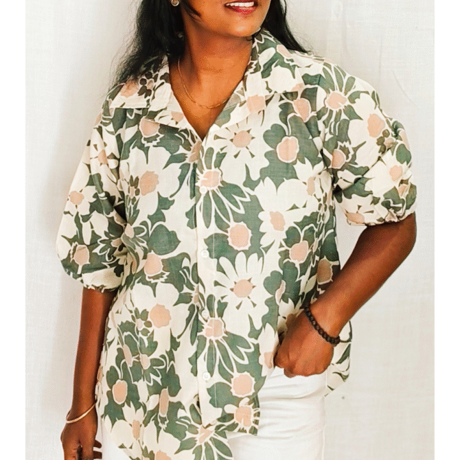 Cotton Shirt with Rope sleeve - Image 14