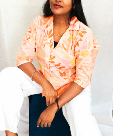 Cotton Shirt with double collar