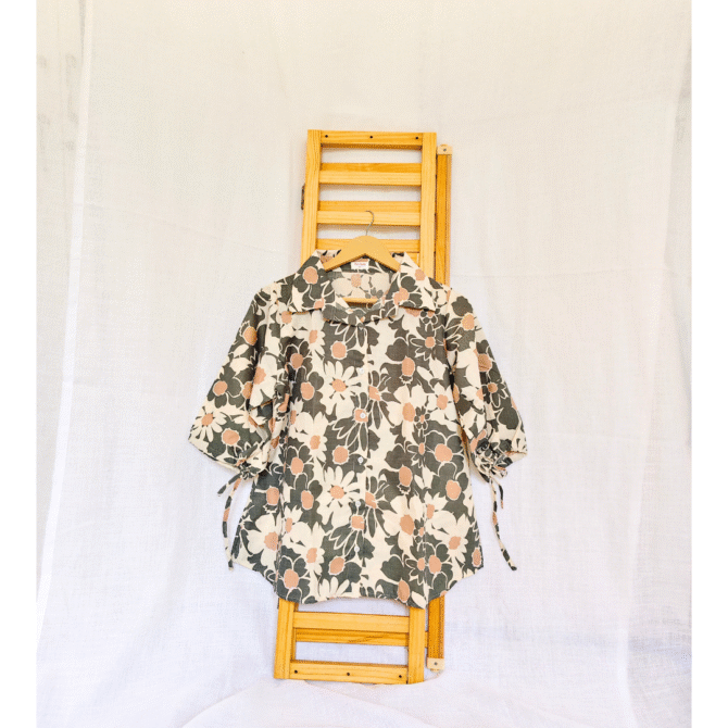 Cotton Shirt with Rope sleeve - Image 18
