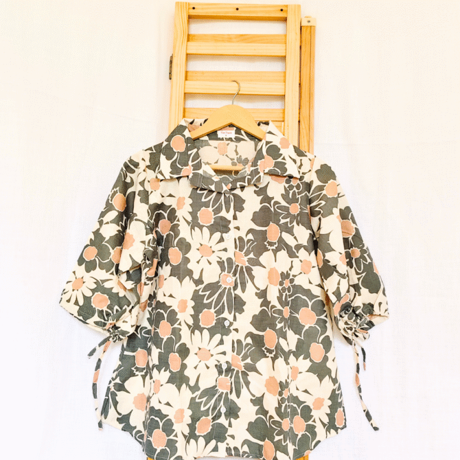 Cotton Shirt with Rope sleeve - Image 19