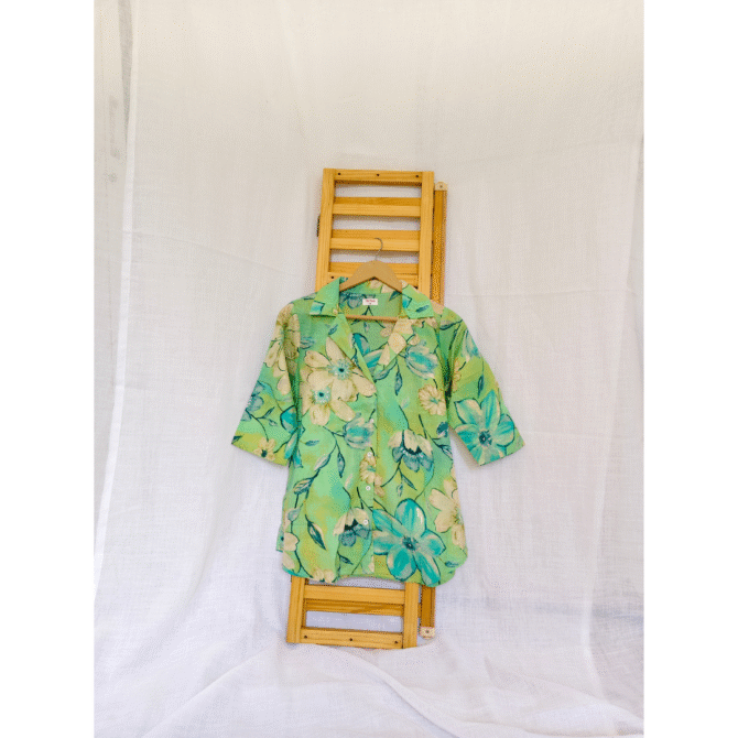 Cotton Shirt with double collar - Image 11
