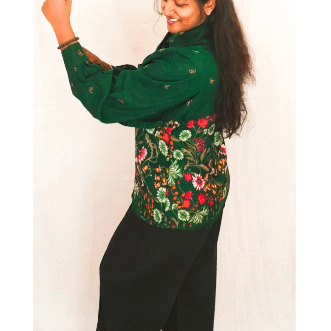Floral Cotton Shirt - Image 4