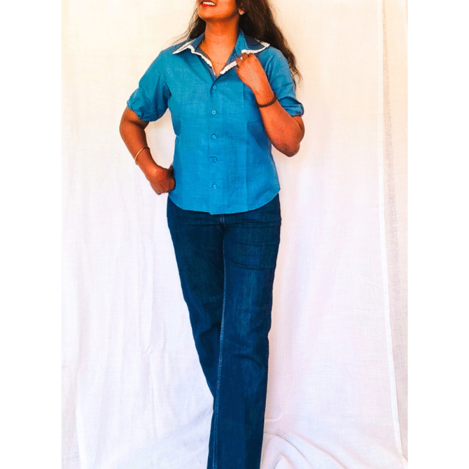 Denim Cotton Shirt - Image 3