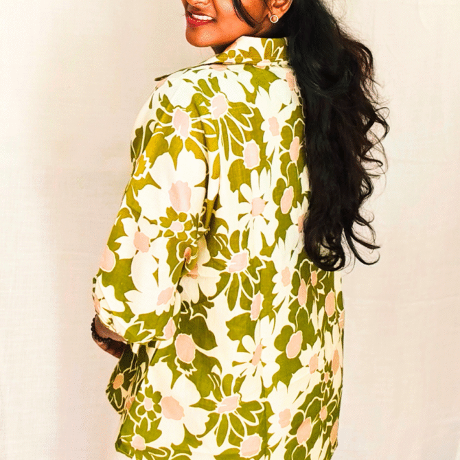 Cotton Shirt with Rope sleeve - Image 4