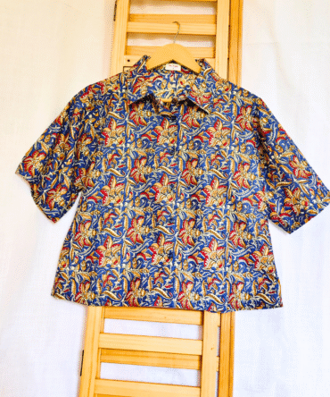 Kalamkari Cotton Crop Shirt