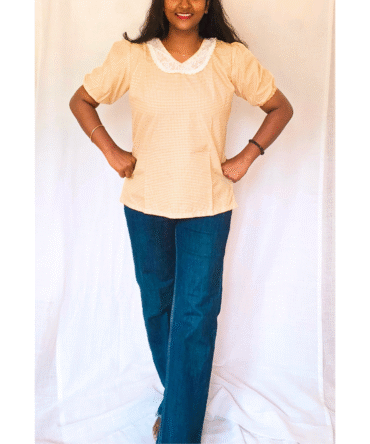 Western Checked Top