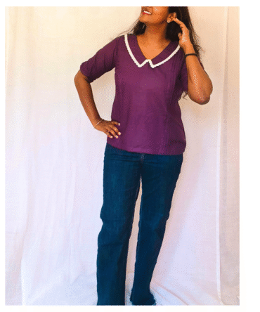 Western Top with Front Pleates