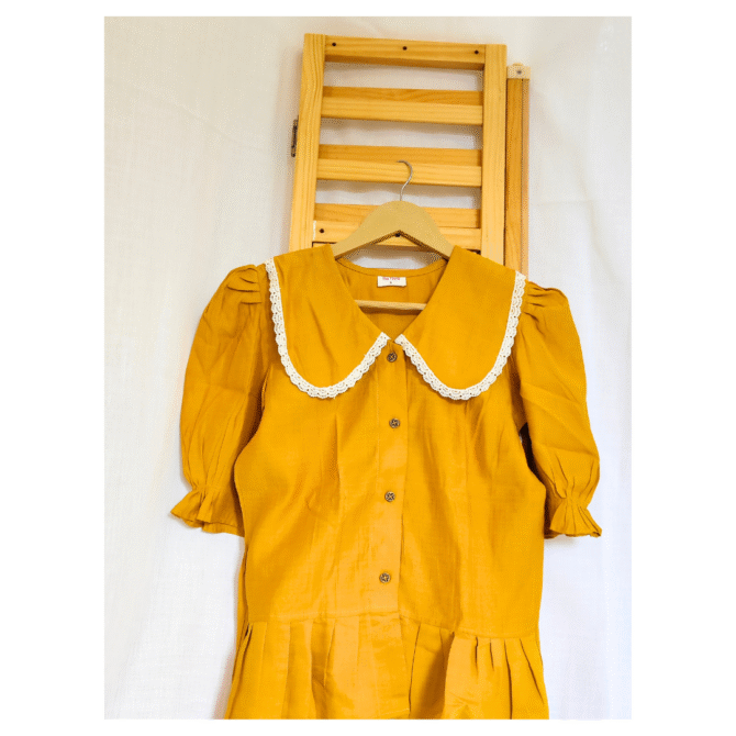 Korean Top with Lace Collar - Image 5