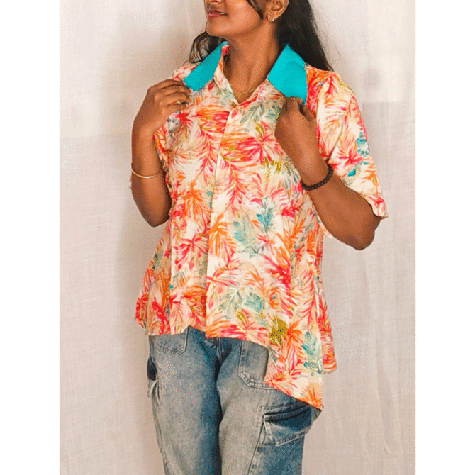 Asymmetric High Low Shirt - Image 6