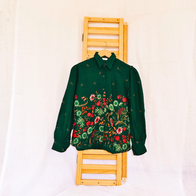 Floral Cotton Shirt - Image 7