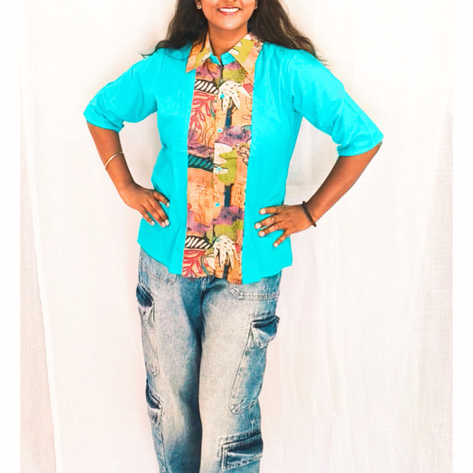 Cotton Shirt with front patch - Image 10